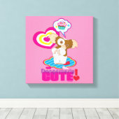 Gizmo | gefährlich Niedlich Leinwanddruck (Insitu (Holzboden))