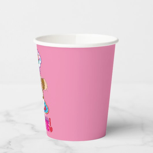 Gizmo | gefährlich Niedlich Pappbecher (Links)