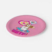 Gizmo | gefährlich Niedlich Pappteller (Schrägansicht)