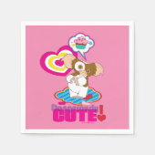 Gizmo | gefährlich Niedlich Serviette (Vorderseite)