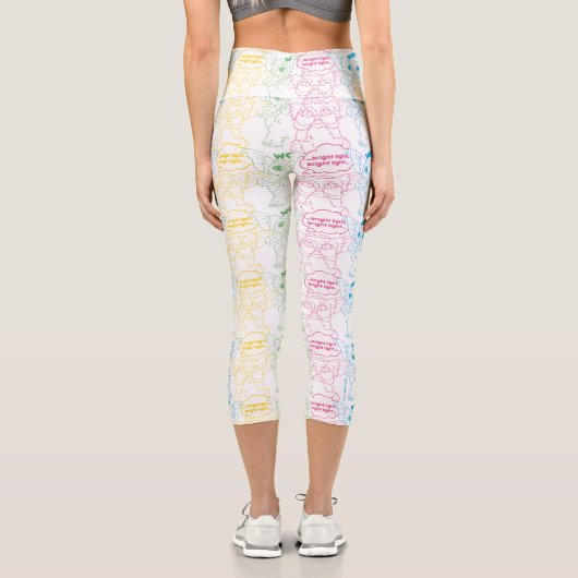 Gizmo | Helles Licht! Helles Licht! Capri Leggings (Rückseite)