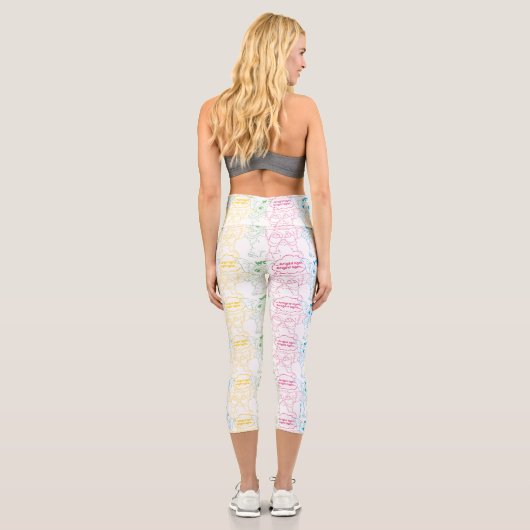 Gizmo | Helles Licht! Helles Licht! Capri Leggings (Rückseite)