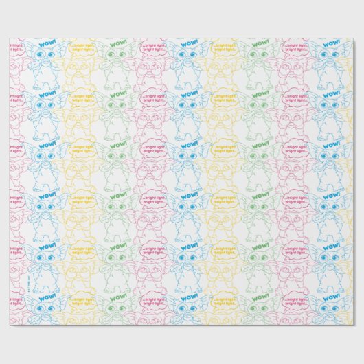 Gizmo | Helles Licht! Helles Licht! Geschenkpapier (Flach)