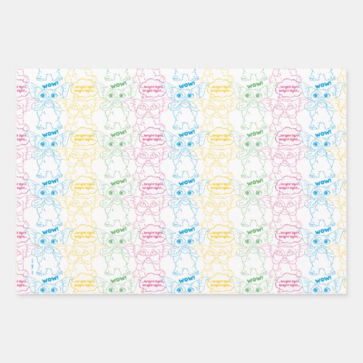 Gizmo | Helles Licht! Helles Licht! Geschenkpapier Set (Vorderseite 3)