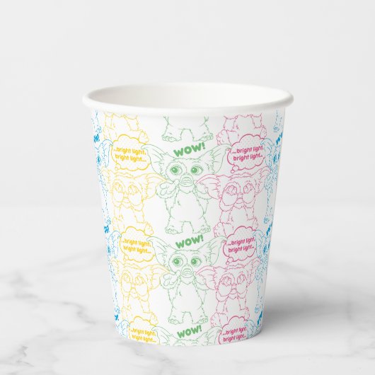 Gizmo | Helles Licht! Helles Licht! Pappbecher (Rückseite)