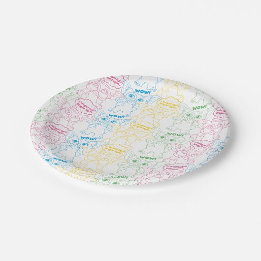 Gizmo | Helles Licht! Helles Licht! Pappteller (Schrägansicht)