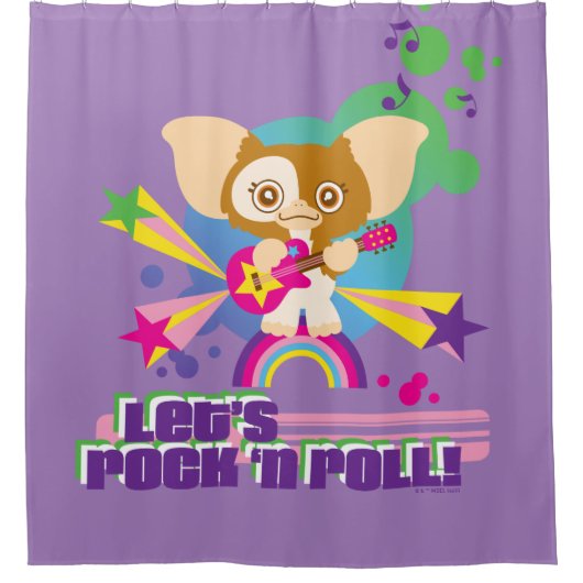 Gizmo | Let's Rock 'n Roll Duschvorhang (Vorderseite)