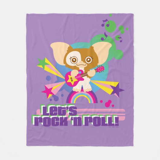 Gizmo | Let's Rock 'n Roll Fleecedecke (Vorderseite)