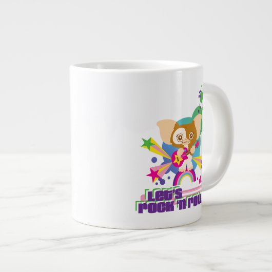 Gizmo | Let's Rock 'n Roll Jumbo-Tasse (Vorderseite Rechts)