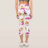 Gizmo | Let's Rock 'n Roll Pattern Capri Leggings (Rückseite)