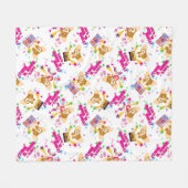 Gizmo | Let's Rock 'n Roll Pattern Fleecedecke (Vorderseite (Horizontal))