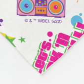 Gizmo | Let's Rock 'n Roll Pattern Fleecedecke (Ecke)