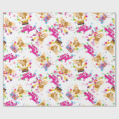 Gizmo | Let's Rock 'n Roll Pattern Geschenkpapier (Flach)