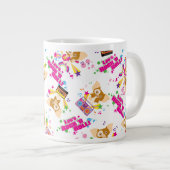 Gizmo | Let's Rock 'n Roll Pattern Jumbo-Tasse (Vorderseite Rechts)