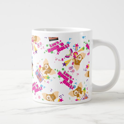 Gizmo | Let's Rock 'n Roll Pattern Jumbo-Tasse (Rechts)