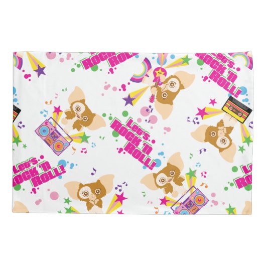Gizmo | Let's Rock 'n Roll Pattern Kissenbezug (Rückseite)