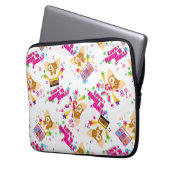 Gizmo | Let's Rock 'n Roll Pattern Laptopschutzhülle (Vorderseite Links)
