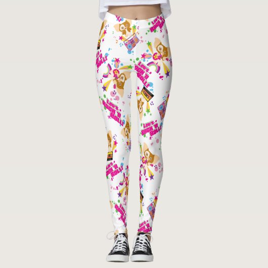 Gizmo | Let's Rock 'n Roll Pattern Leggings (Vorderseite)