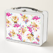 Gizmo | Let's Rock 'n Roll Pattern Metall Brotdose (Vorderseite)