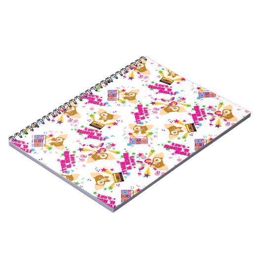 Gizmo | Let's Rock 'n Roll Pattern Notizblock (Linke Seite)