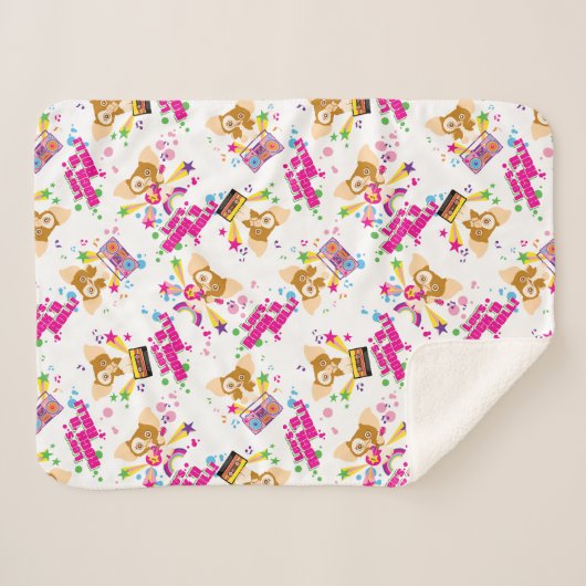 Gizmo | Let's Rock 'n Roll Pattern Sherpadecke (Vorderseite (Horizontal))