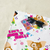 Gizmo | Let's Rock 'n Roll Pattern Strandtuch (Beispiel)
