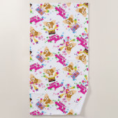 Gizmo | Let's Rock 'n Roll Pattern Strandtuch (Vorderseite)