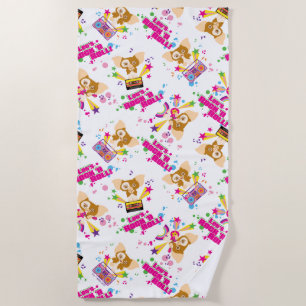 Gizmo   Let's Rock 'n Roll Pattern Strandtuch