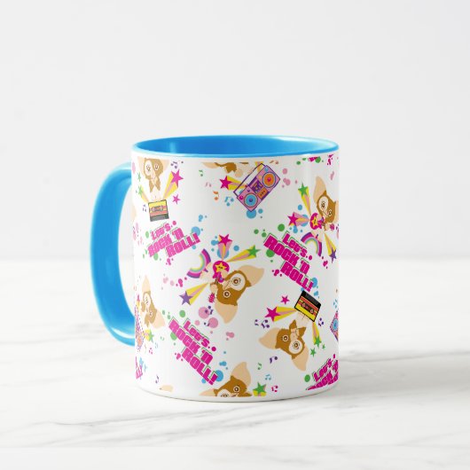 Gizmo | Let's Rock 'n Roll Pattern Tasse (Vorderseite Links)