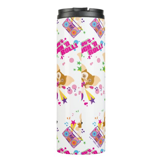 Gizmo | Let's Rock 'n Roll Pattern Thermosbecher (Rückseite)