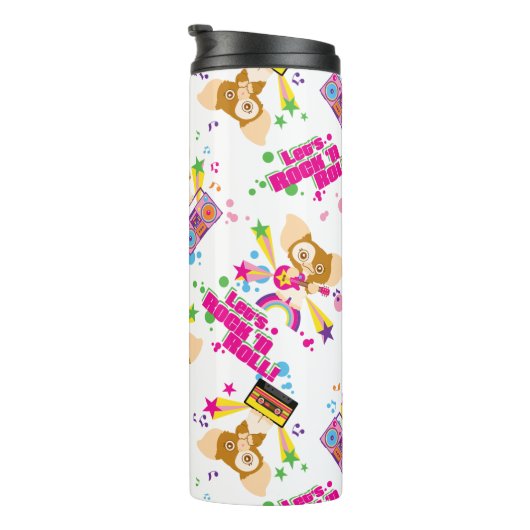 Gizmo | Let's Rock 'n Roll Pattern Thermosbecher (Nach rechts gedreht)