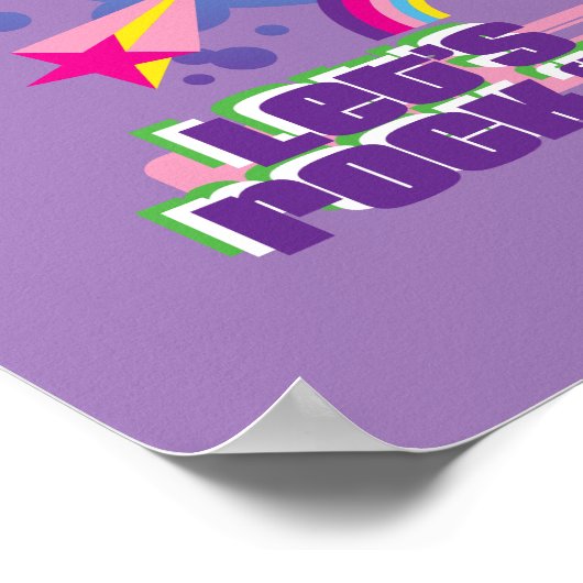 Gizmo | Let's Rock 'n Roll Poster (Ecke)