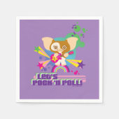 Gizmo | Let's Rock 'n Roll Serviette (Vorderseite)