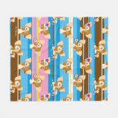 Gizmo | Muster für Niedliches Comic Fleecedecke (Vorderseite (Horizontal))