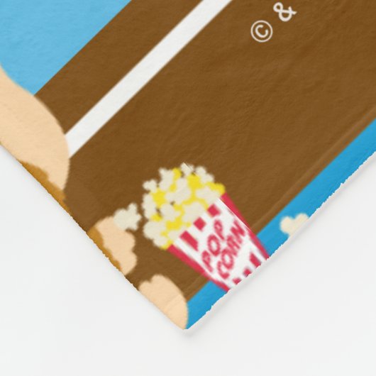 Gizmo | Muster für Niedliches Comic Fleecedecke (Ecke)