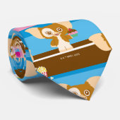 Gizmo | Muster für Niedliches Comic Krawatte (Gerollt)