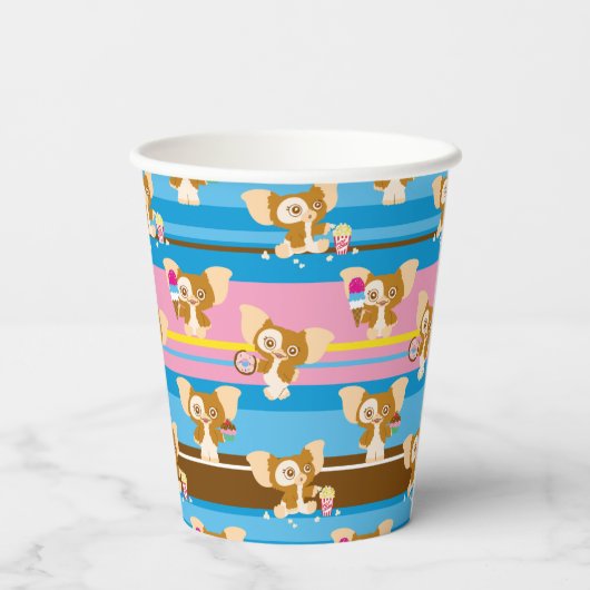 Gizmo | Muster für Niedliches Comic Pappbecher (Rückseite)