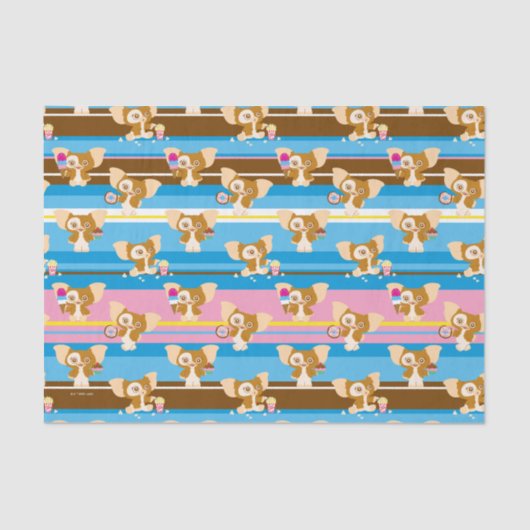 Gizmo | Muster für Niedliches Comic Seidenpapier (Vorderseite)