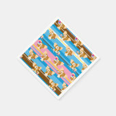 Gizmo | Muster für Niedliches Comic Serviette (Ecke)