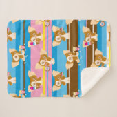 Gizmo | Muster für Niedliches Comic Sherpadecke (Vorderseite (Horizontal))