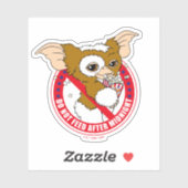 Gizmo | Nach Mitternacht nicht Gefüttert Aufkleber (Blatt)