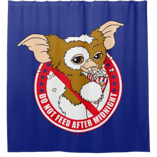 Gizmo | Nach Mitternacht nicht Gefüttert Duschvorhang (Vorderseite)
