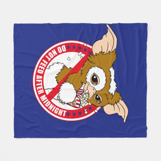 Gizmo | Nach Mitternacht nicht Gefüttert Fleecedecke (Vorderseite (Horizontal))