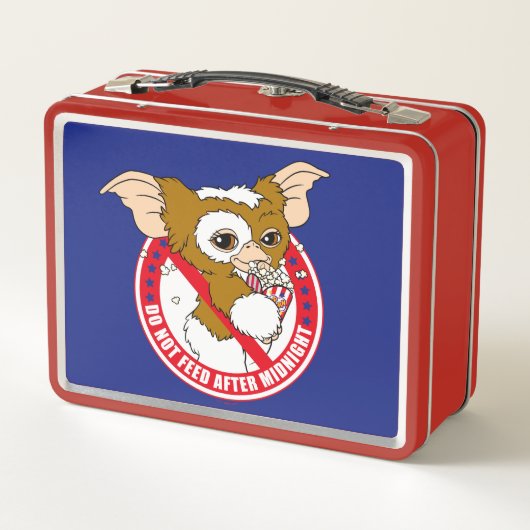 Gizmo | Nach Mitternacht nicht Gefüttert Metall Brotdose (Rückseite)