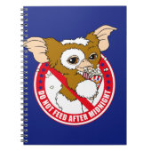 Gizmo | Nach Mitternacht nicht Gefüttert Notizblock (Vorderseite)