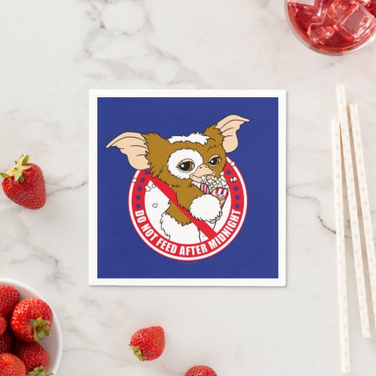 Gizmo | Nach Mitternacht nicht Gefüttert Serviette (Beispiel)