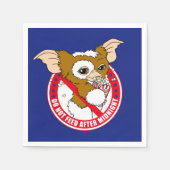 Gizmo | Nach Mitternacht nicht Gefüttert Serviette (Vorderseite)