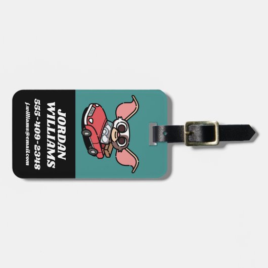 Gizmo | NIEDLICHER COMIC Gepäckanhänger (Vorderseite horizontal)