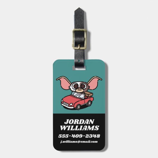 Gizmo | NIEDLICHER COMIC Gepäckanhänger (Vorderseite vertikal)