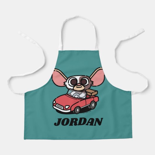 Gizmo | NIEDLICHER COMIC | Name hinzufügen Schürze (Vorderseite)